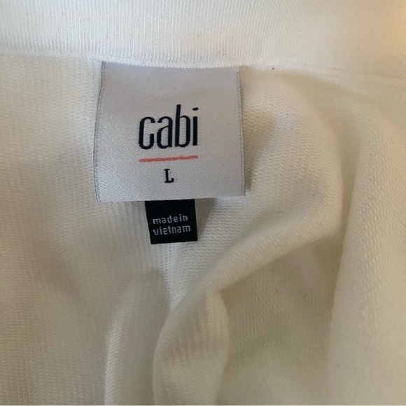 CABI Lighthouse Jacket Spring 2021 Style #5856 EUC Like New White Women’s Large - Picture 3 of 4
